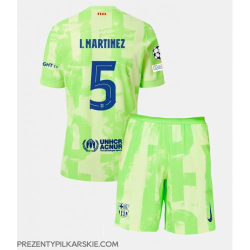 Stroje piłkarskie Barcelona Inigo Martinez #5 Koszulka Trzeciej dla dzieci 2024-25 Krótki Rękaw (+ szorty)